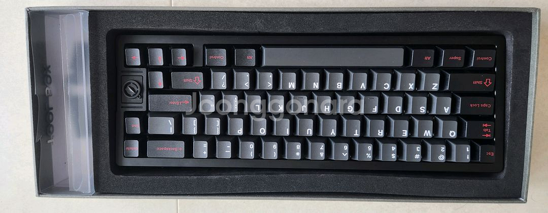 명크 6.5 v3 블랙 (gmk 이블돌치 사용감 제로--2