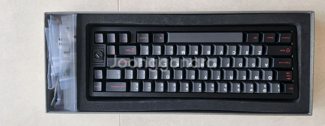 명크 6.5 v3 블랙 (gmk 이블돌치 사용감 제로--3