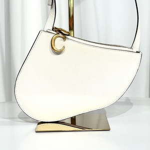 [정품]디올 3단 새들 트리오 크로스백 화이트