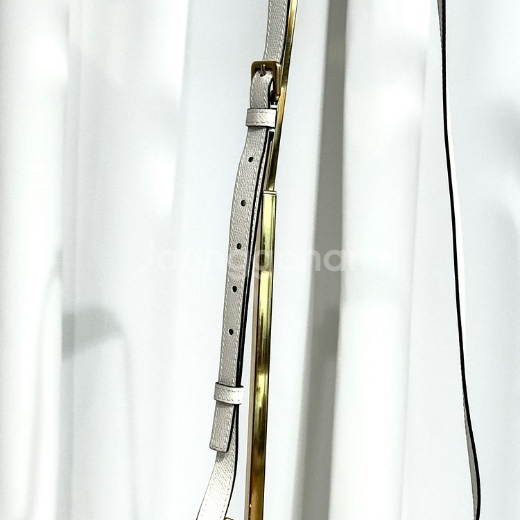 [정품]디올 3단 새들 트리오 크로스백 화이트--2