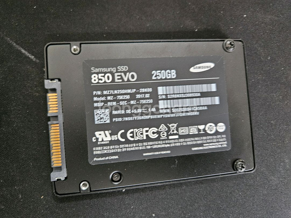 삼성 850 evo 250gb ssd--0