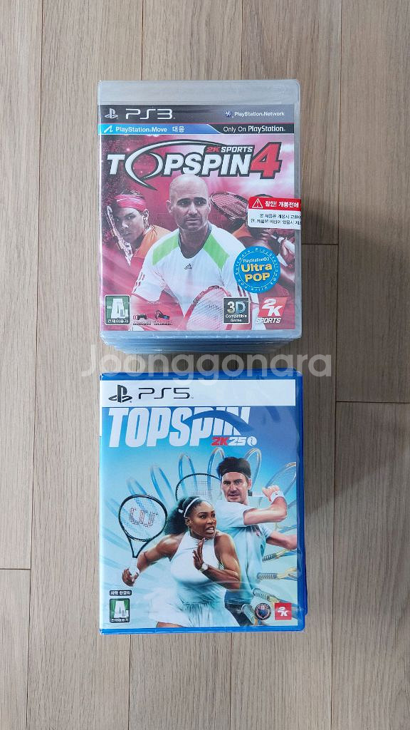 PS3/PS5 테니스 게임 탑스핀 4/2K25 합본--0