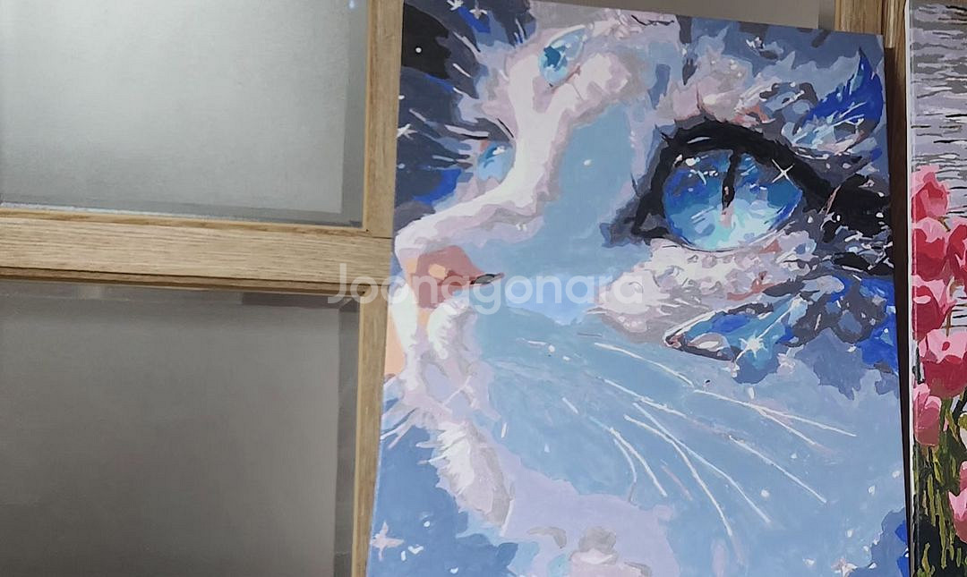 고양이 그림 diy 완성본--2