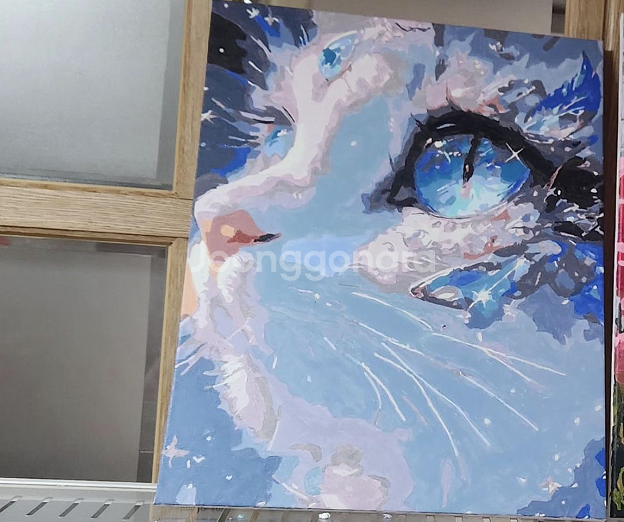 고양이 그림 diy 완성본--3