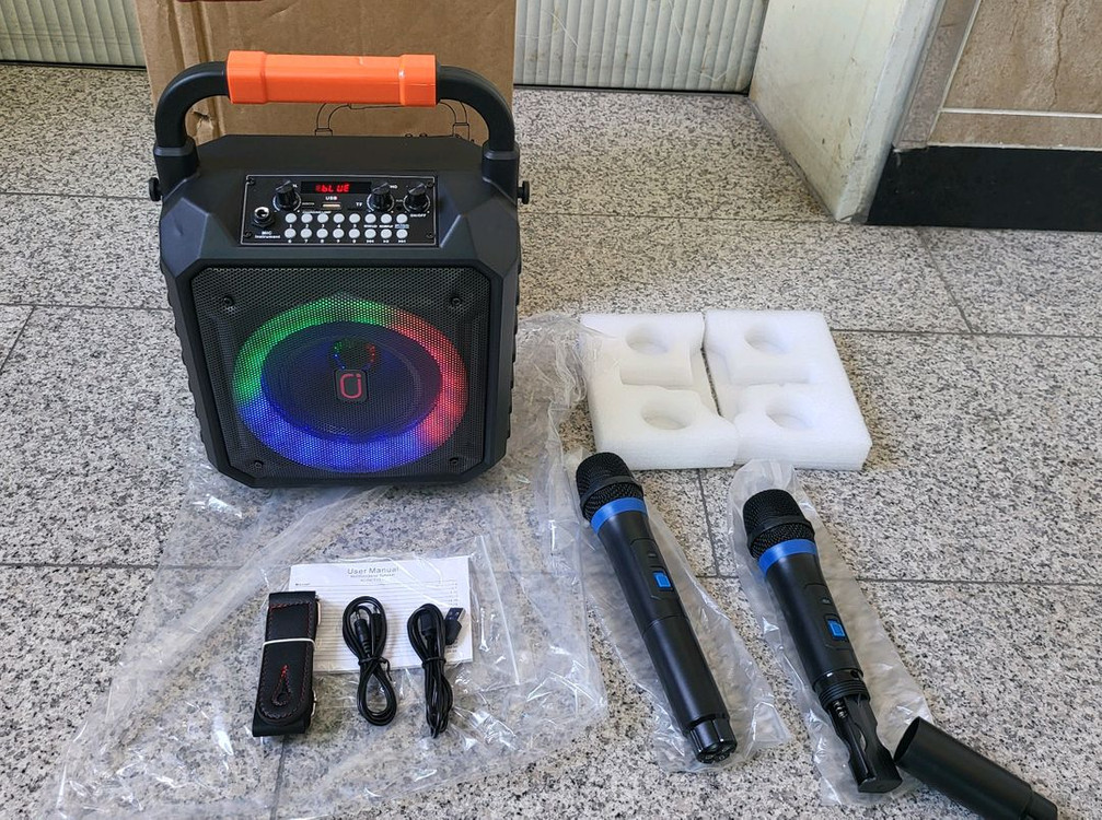 휴대용 노래방 스피커 - 블루투스 스피커 + 앰프 ---0