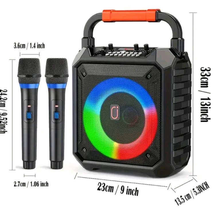 휴대용 노래방 스피커 - 블루투스 스피커 + 앰프 ---9