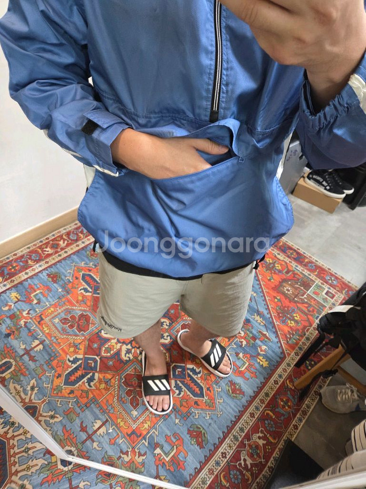 나이키 올드스쿨 아노락 바람막이 트랙자켓 L--8