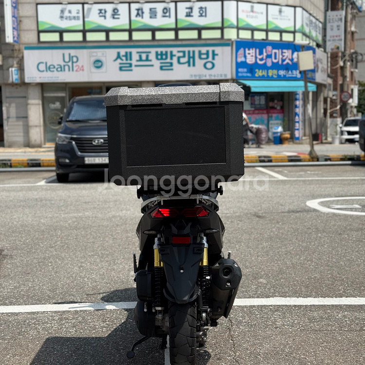 6_25년식 adv125 1.9만km 배달셋팅 팔아요--6