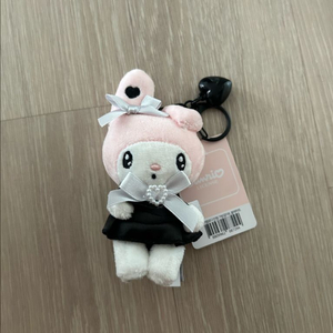 (새상품)마이멜로디 인형키링 블랙하트