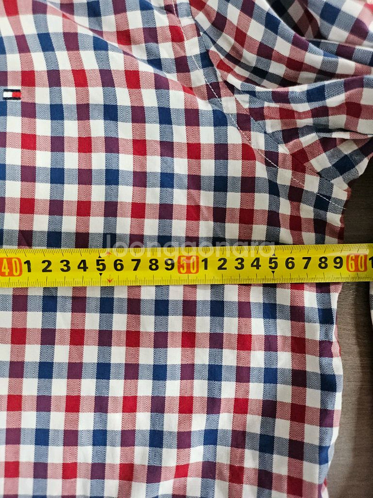 타미힐피거 체크셔츠 남방 2XL 가을 겨울용--6