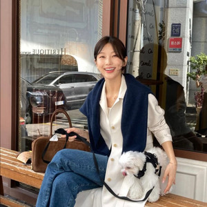 시에sie 린디 루즈 트렌치코트 도브크림 스탠다드