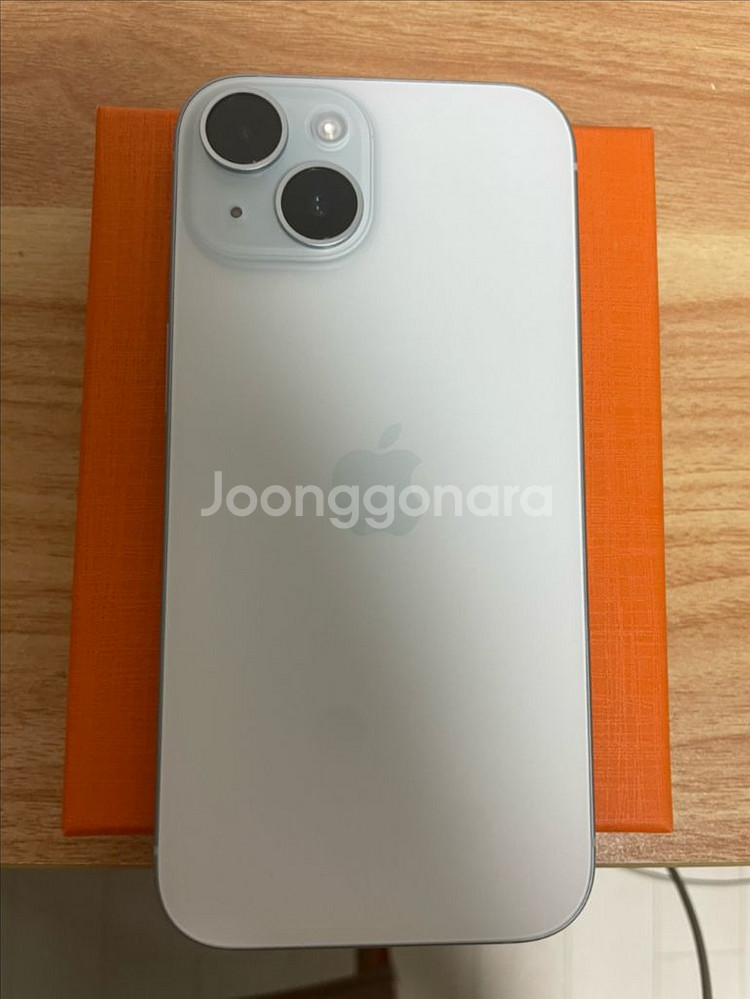 아이폰15 블루 128g--5