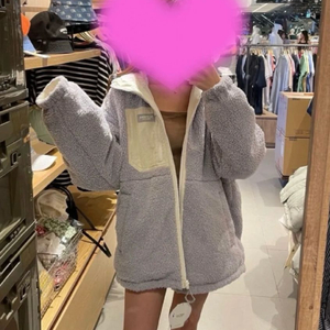 WHO.AU 후리스 후드 집업