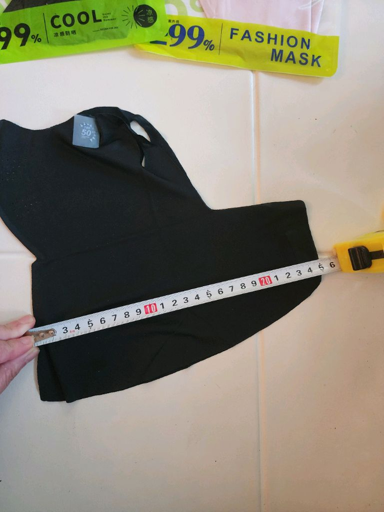 자외선 차단 골프 마스크 <햇빛가리개 , 착용샷잇음--4