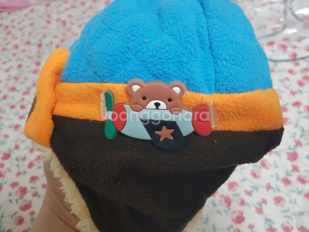 군밤 비행고글 귀달이 기모 모자 방한모자--3