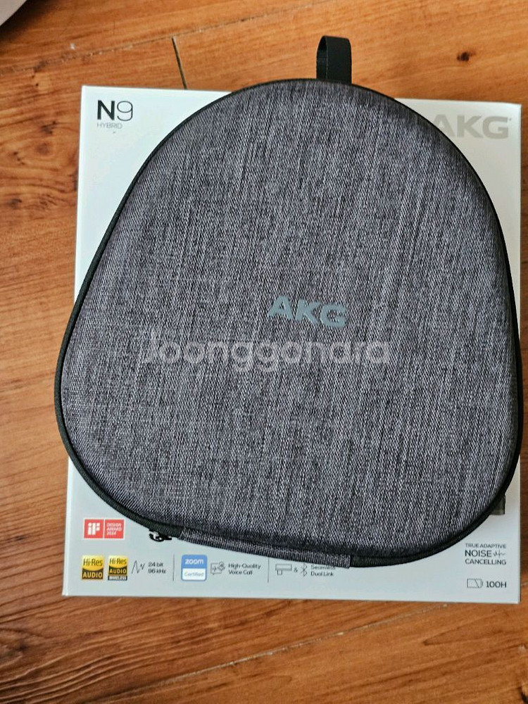 AKG N9 HYBRID 무선 헤드폰 블랙--0