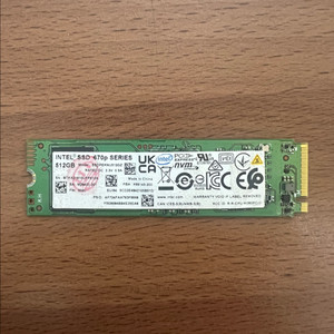 Intel 인텔 M.2 NVMe 512gb 팝니다