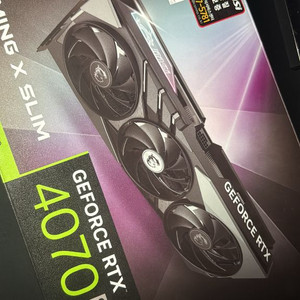 MSI RTX 4070 super gaming slim