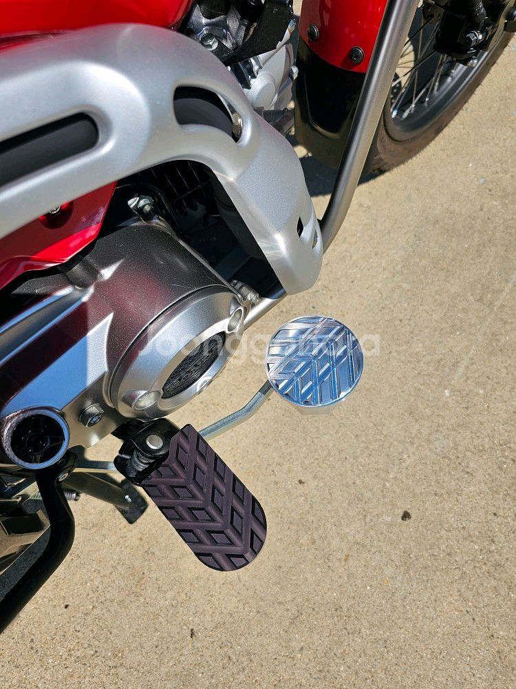 헌터커브 CT125 와이드 논슬립 브레이크 페달 원형--2