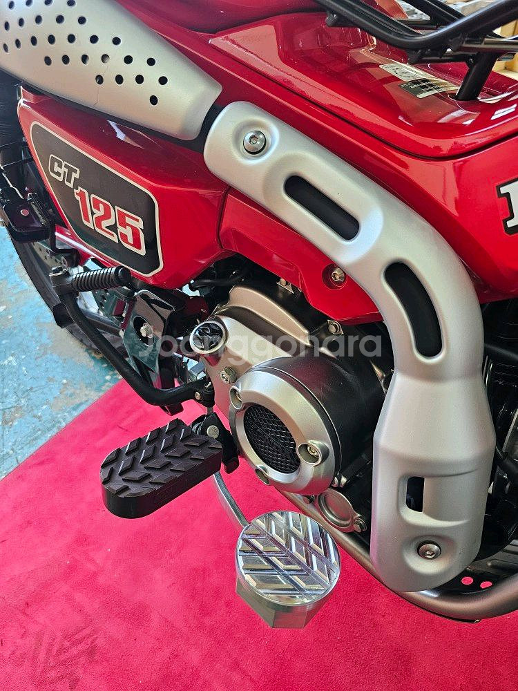 헌터커브 CT125 와이드 논슬립 브레이크 페달 원형--5