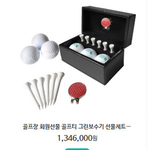골프장 회원선물 골프티 그린보수기 선물세트 30알