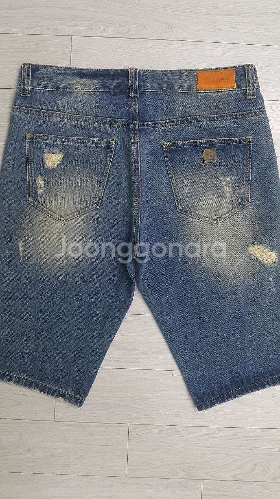 GUESS 금장(정품) 청반바지 32인치(No.621)--6