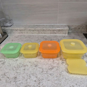 푸쉬락 실리콘밀폐용기