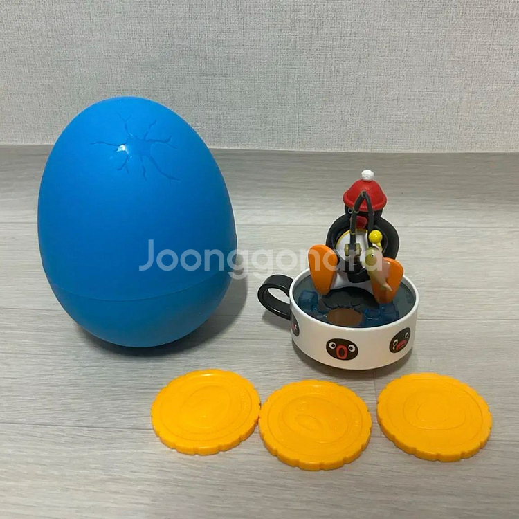 핑구 랜덤 피규어 핑구 낚시 피규어--0