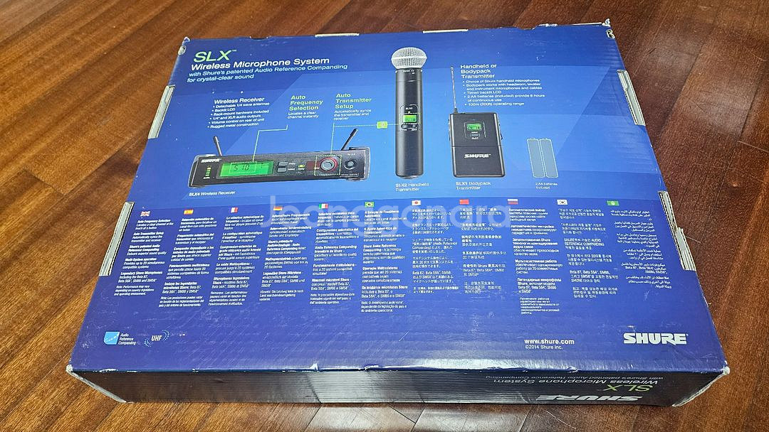 Shure 무선마이크 세트 (SLX4 + SLX2)--4