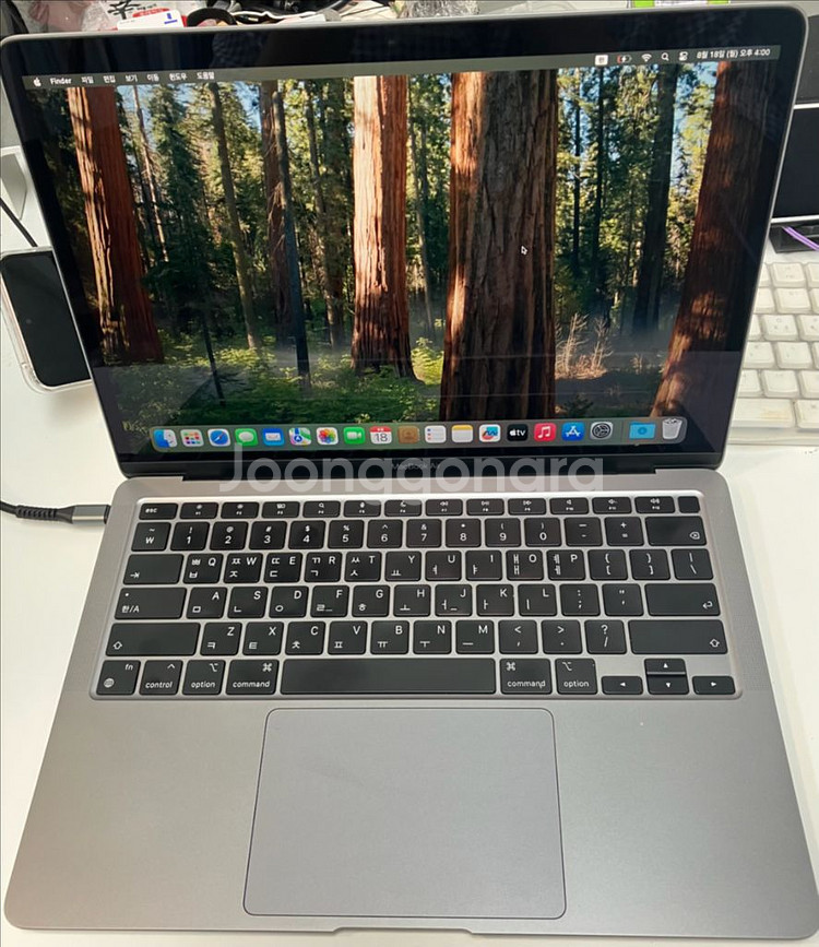맥북에어 m1 16GB 256Gb--0