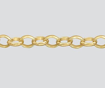 새 18K GF 36cm 14인치 둥근라운드 목걸이--3