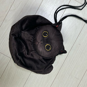 검정고양이 복조리 파우치 가방