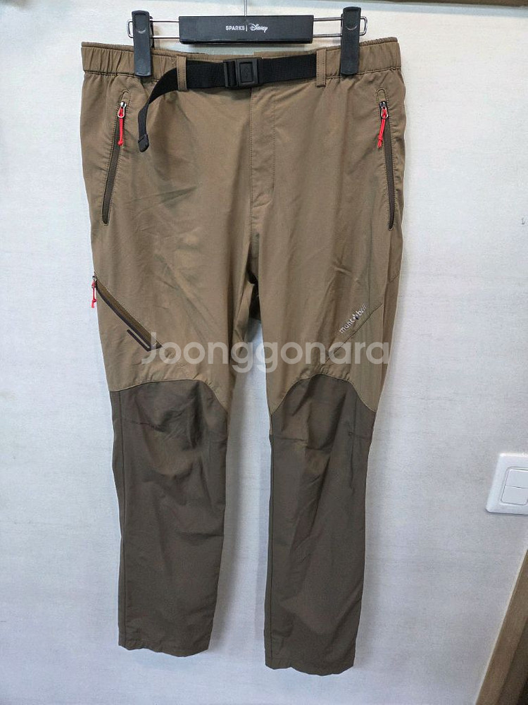 몽벨 벨티드 나일론 기능성 등산팬츠 대략 30--0