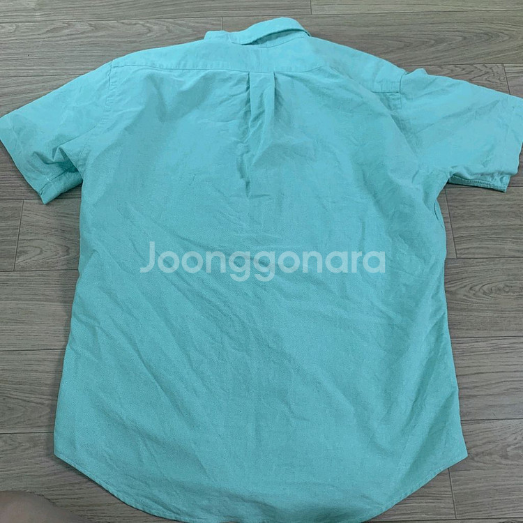 S) Polo 폴로 옥스퍼드 민트 반팔셔츠--1