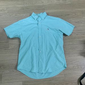 S) Polo 폴로 옥스퍼드 민트 반팔셔츠