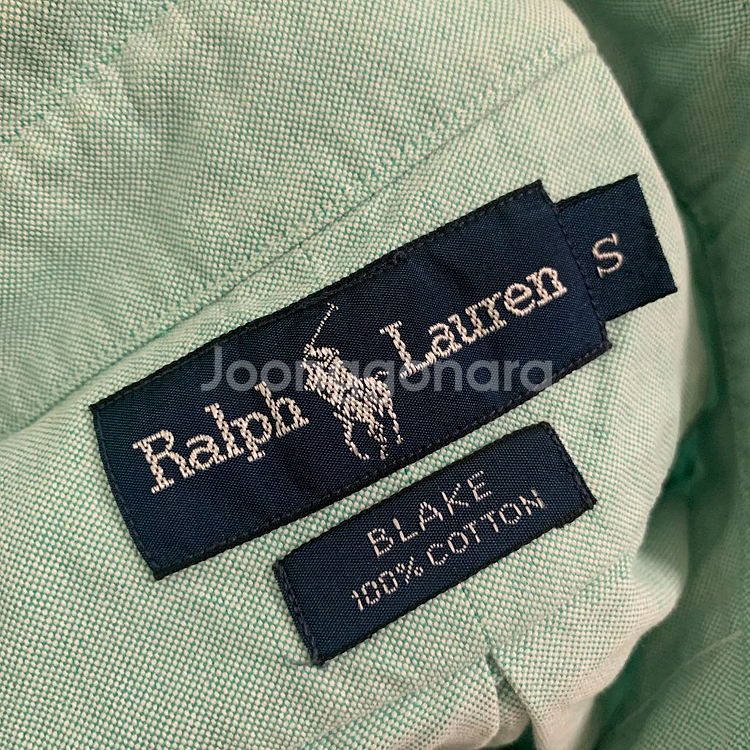 S) Polo 폴로 옥스퍼드 민트 반팔셔츠--4