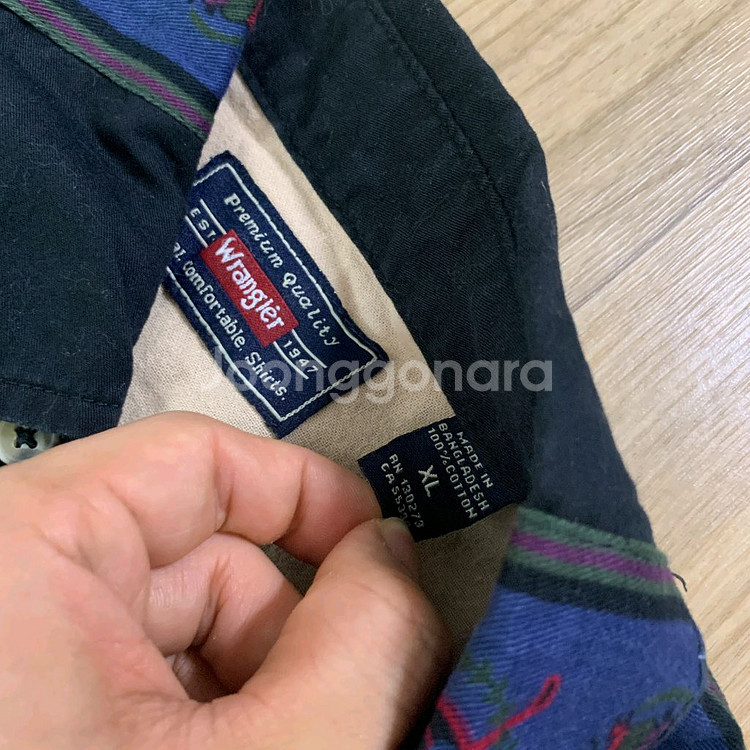 L-105) Wrangler 랭글러 커스텀 워크셔츠--2