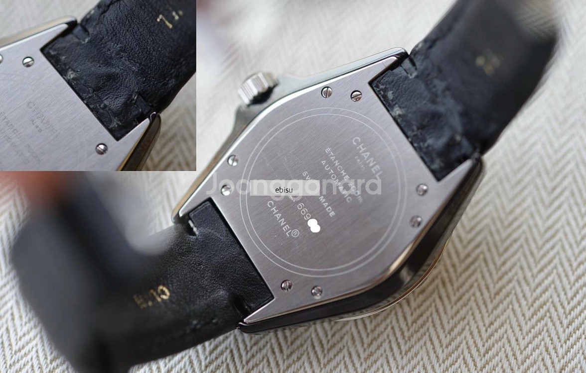 샤넬 j12 시계 38mm 블랙 오토매틱--3