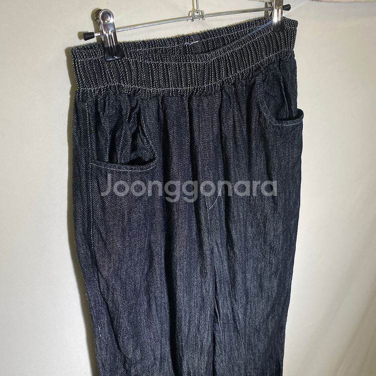 FREE)바이어텐션 허리밴딩 청바지 데님--0