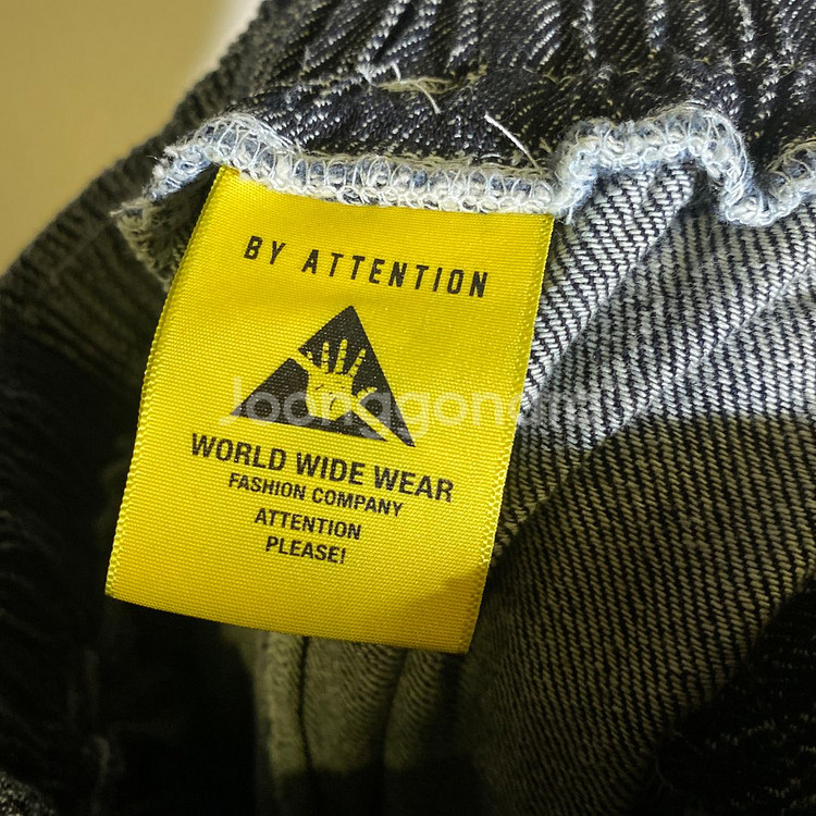 FREE)바이어텐션 허리밴딩 청바지 데님--6