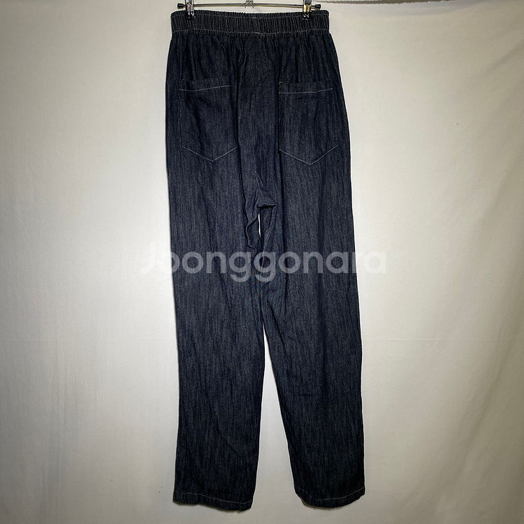 FREE)바이어텐션 허리밴딩 청바지 데님--4