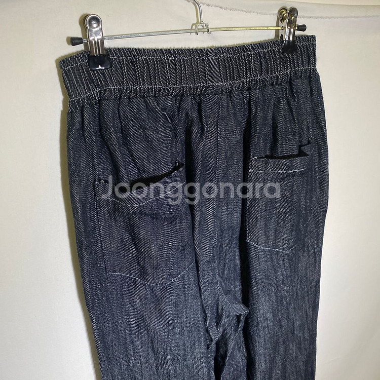 FREE)바이어텐션 허리밴딩 청바지 데님--3