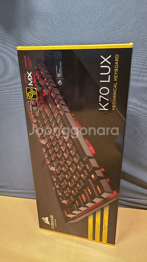 커세어 CORSAIR K80 LUX 적축(팜레스트 포함--0