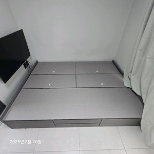 퀸사이즈 무헤드 수납침대