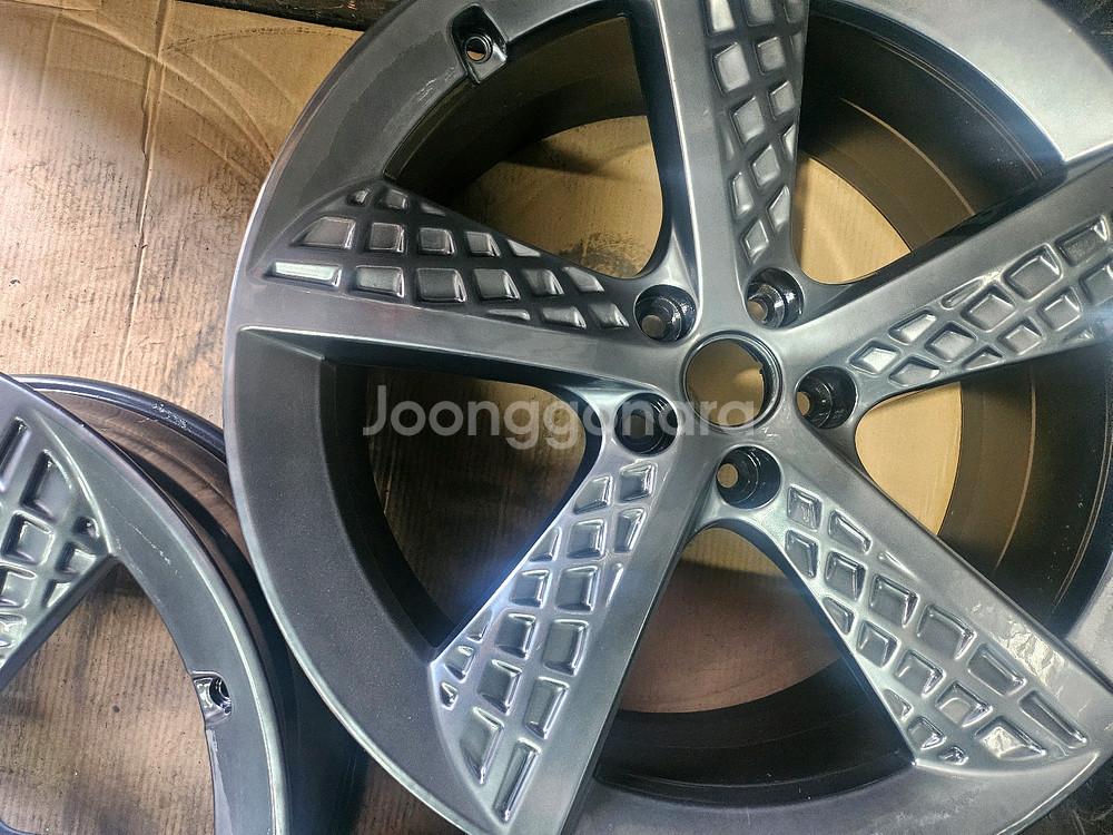gv70 21인치 와플휠 한대분--4