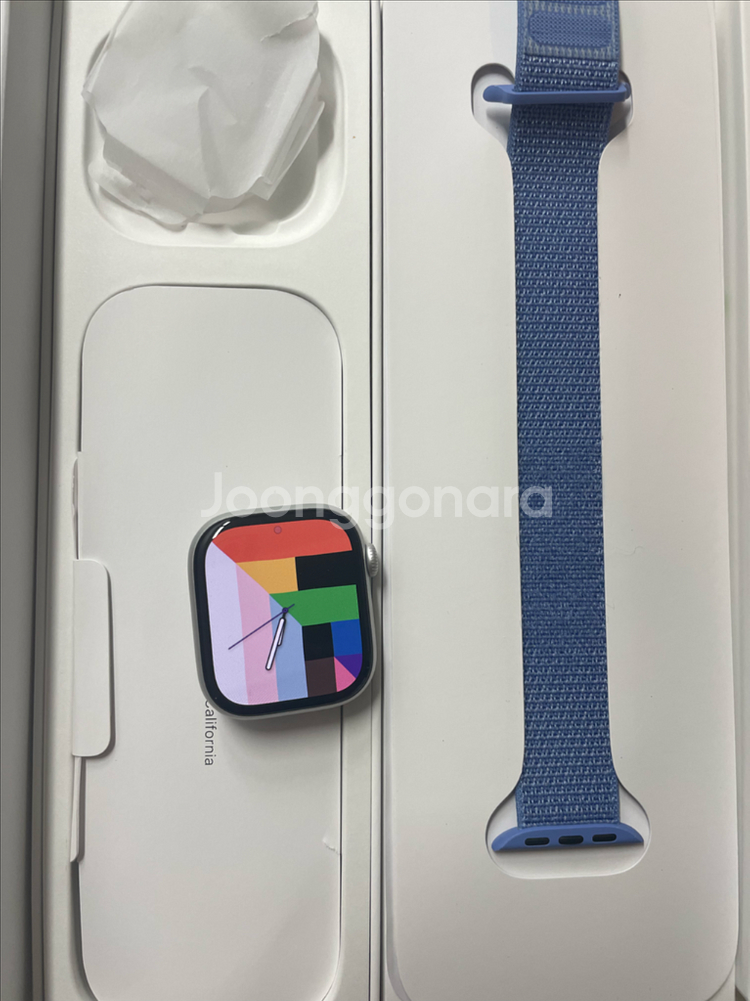 애플워치10 42mm 실버 신품급 25.7 구매--0