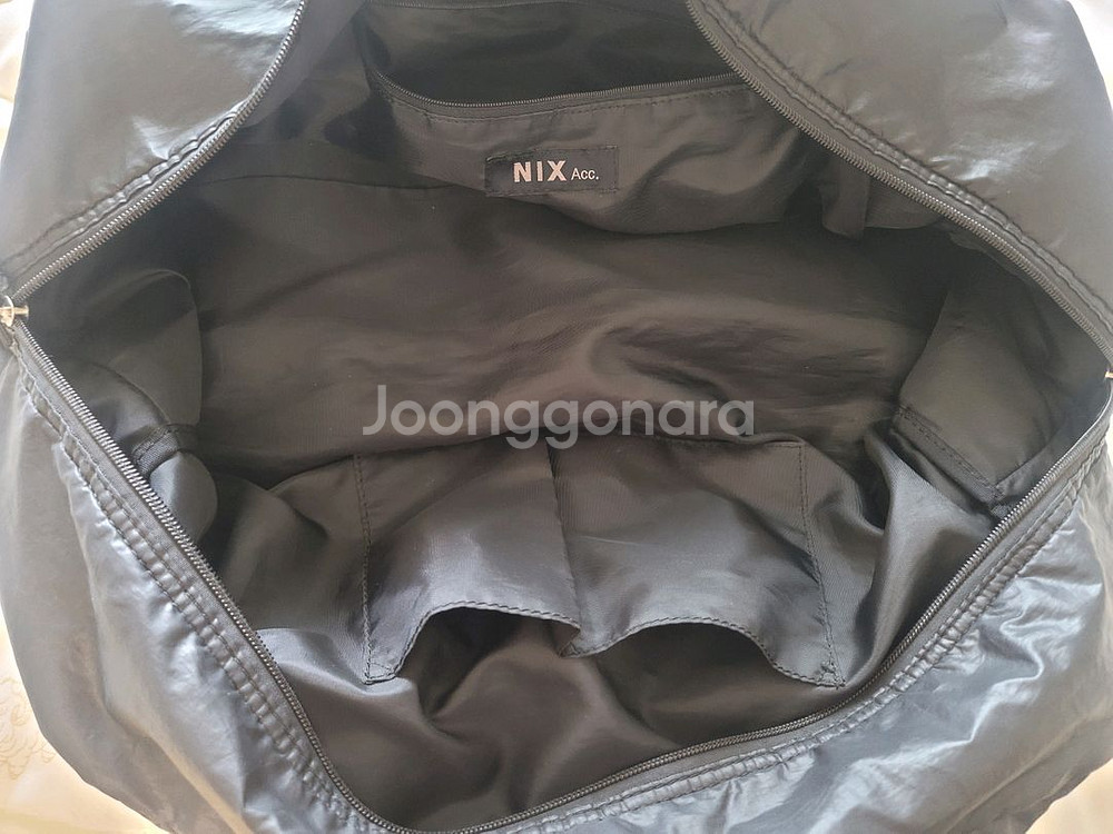 NIX ACC. 검정색 더플백--7