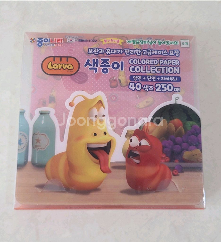 종이나라 라바 색종이 160매--0