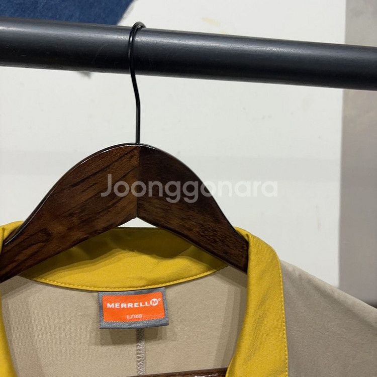 (100) 머렐 등산 아웃도어 기능성 반집업 반팔 티--1