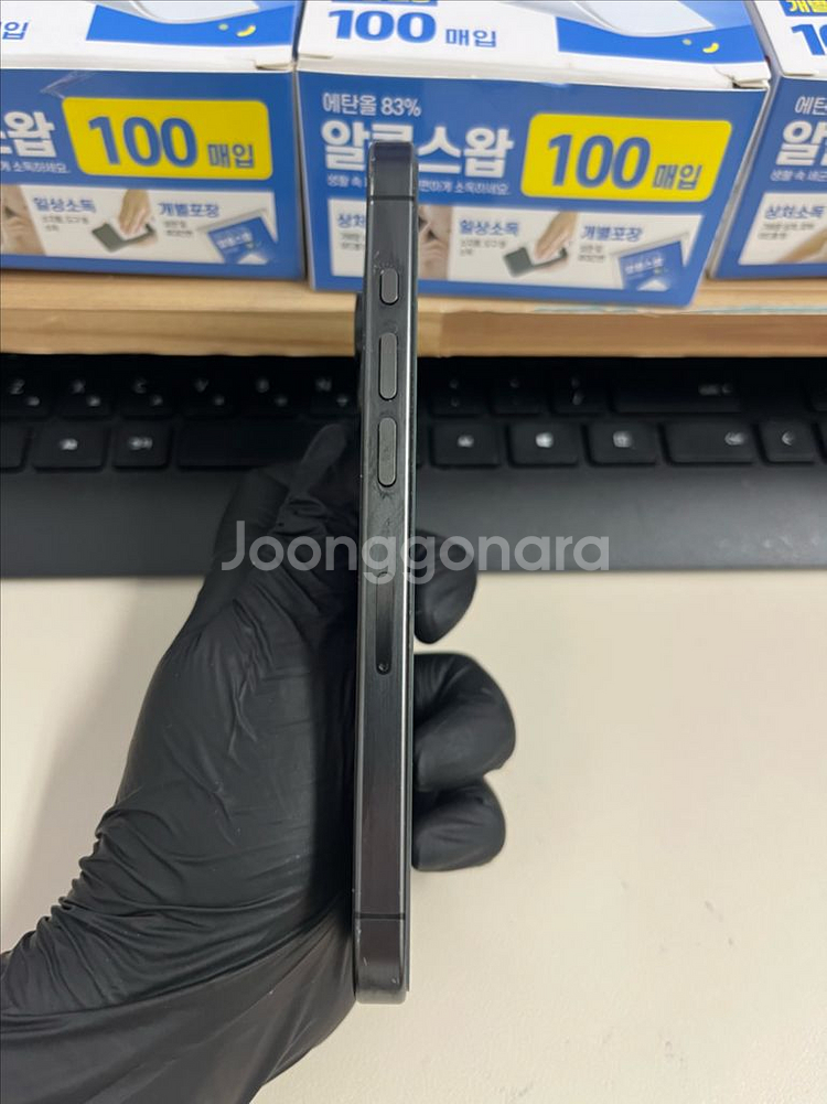 아이폰15프로 128G 블랙티타늄 s급!--5